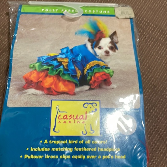 Casual Canine Other - Polly parrot dog costume